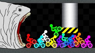 Bloop VS Bicycle Survival Race [upl. by Eneryt]