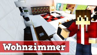 Wie baut man ein modernes Wohnzimmer in Minecraft  Minecraft Wohnzimmer bauen deutsch [upl. by Aihtak299]