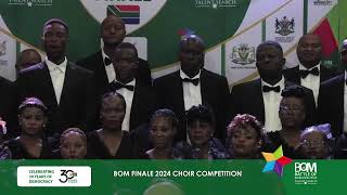 Ekurhuleni Metro Police Department Choir  Kgalaletso Mass Sanctus et Benedictus  Mohau Mogale [upl. by Pelmas]