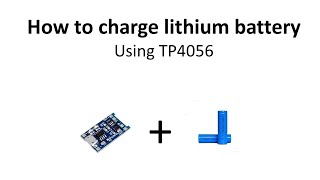 TP4056 Liion Battery Charging Module [upl. by Sophey]