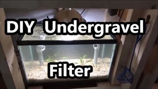 DIY Under Gravel Filter [upl. by Keelin]