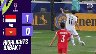 HIGHLIGHT VIETNAM VS INDONESIA  AFC ASIAN CUP QATAR 2023 [upl. by Nylevol]