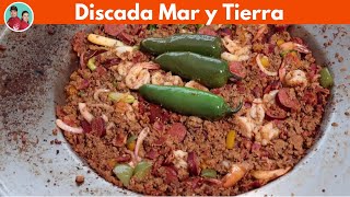 DISCADA MAR Y TIERRA  RECETA como preparar discada [upl. by Findlay]