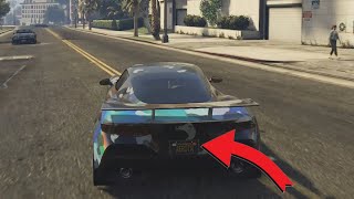 TUTO POUR CRÉER DES PLAQUES PERSONALISÉES POUR VOS VOITURES SUR GTA ONLINE EN 2023 [upl. by Manton778]