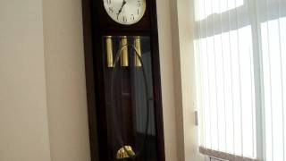 DUFA WESTMINSTER CHIME LONGCASE GRANDFATHER CLOCK [upl. by Ynnob348]