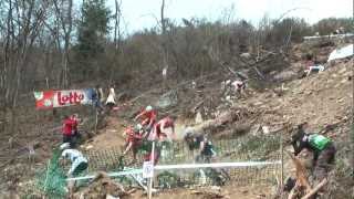 UCI MOUNTAIN BIKE WORLD CUB 2012 HOUFFALIZE XCO U23 MEN  fonsmtbbe [upl. by Atinej]