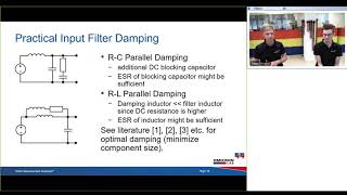 Webinar Input Impedance and Filter Stability of DCDC Converters [upl. by Nnaeus]