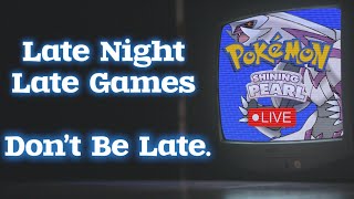 Pokemon Shining Pearl Speed Running The End Game Late Night Streaming [upl. by Irene]