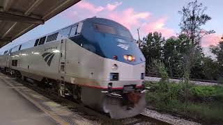 Amtrak Silver Meteor Train 98 Arrives in Savannah GA [upl. by Castorina878]