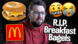 RIP McDonalds Breakfast Bagels UK [upl. by Edlin347]