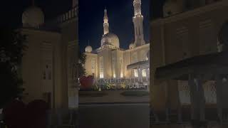 Dubai Jumeirah grand mosque night view [upl. by Attecnoc]