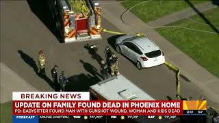 BREAKING  Babysitter found family dead inside Phoenix home [upl. by Rosena]