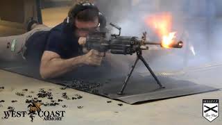 700 round burst through an M249 Suppressor Meltdown IEE CHANNEL [upl. by Tally]