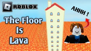 Roblox  The Floor is Lava  Roblox Gameplay  MR CRAZY GAMERZ [upl. by Itsirk]