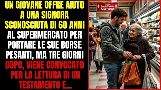 GIOVANE GENTILE AIUTA UNA SIGNORA AL SUPERMERCATO E 3 GIORNI DOPO RICEVE UN INVITO SORPRENDENTE [upl. by Tseng]