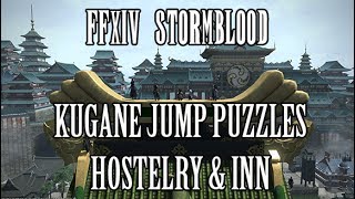 FFXIV Stormblood Kugane Jump Puzzles  Hostelry and the Inn [upl. by Eppes33]