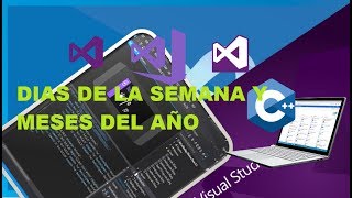 DÍAS DE LA SEMANA Y MESES DEL AÑO EN C Programación en C [upl. by Uticas]