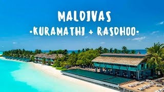 Isla Local Rasdhoo 🏝️  Kuramathi Maldives 4 🏨  Combinado en Maldivas 🇲🇻 [upl. by Nathalia]