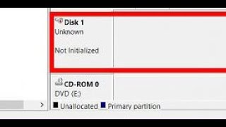 Fix Disk Unknown Not Initialized 100 works without any data lost Failed Drive [upl. by Mandler284]