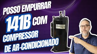 ❄️🔧Limpeza de Sistema Usando Compressor de Ar Condicionado PODE [upl. by Salchunas]