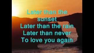 Later by Fra Lippo Lippi Lyricswmv [upl. by Yi600]