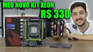 MEU NOVO KIT XEON BARATO COM 16GB RAM POR 330 REAIS GOSTEI DEMAIS [upl. by Icak]