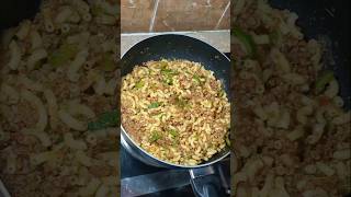 Qeema Pasta  Tasty Macronies Recipe easyrecipes easyrecipesbyzara [upl. by Westley205]