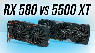 RX 5500 XT 8GB vs RX 580 8GB  Worth Upgrading 17 Games Tested [upl. by Droffig]