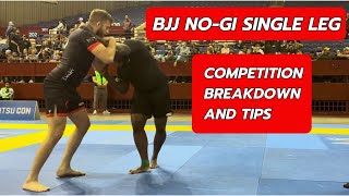 BJJ NoGi Single Leg Takedowm from Pan Ams 2024 [upl. by Terrel743]