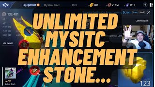 Devine Dragons Enhancement Stone Mir4 how to use [upl. by Aicertap808]