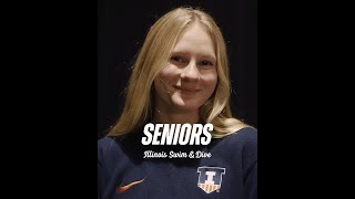 Illini Swim amp Dive  Anna Kurzydlo Senior Portrait [upl. by Clover910]