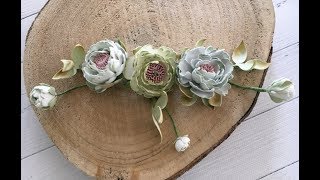 Art Foam Peony Tutorial  Cathy McGrath [upl. by Meekyh]