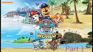 Paw Patrol World Part 1 Adventure Bay Showdown [upl. by Dilisio]