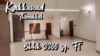 House for sale in Kakkanad  Thevakkal  3300 sq ft  5bhk house  5 mins to Thrikkakara [upl. by Niarbo]