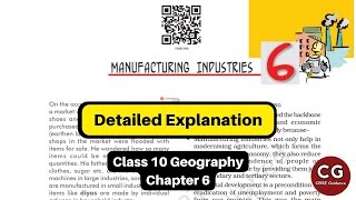 Manufacturing Industries Class 10 Geography  A Comprehensive Video Guide [upl. by Rebbecca]