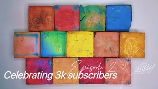 13 colored chalks celebrate 3k🎊🎊🎊 A total of 2 episodes This is the second episodeGym Chalk [upl. by Si]