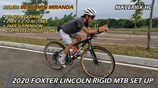 29x210 XC Tires sa 275 FOXTER LINCOLN 2020 XC Frame amp 26 TOSEEK Rigid Fork ni Benjamin Miranda [upl. by Pantia]