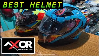 AXOR Venomous HELMET FULL REVIEW PRICE axorhelmets axor axorhelmet ridinggear studdshelmet [upl. by Harve]