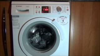 Bosch Logixx WAS32461 Washing Machine  Cotton 60 eco perfect  reduced ironing [upl. by Cornell311]