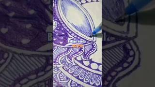 Ballpen mandal art 🎨 🎨shortvideo  Ballpen art [upl. by Lerraf431]