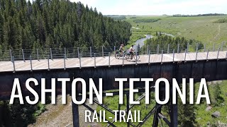 Biking in Idaho The Ashton Tetonia Rail Trail [upl. by Beaumont362]