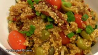 Mediterranean Inspired Quinoa Salad [upl. by Nilknarf]