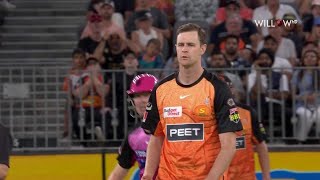 Jason Behrendorff 3 wickets vs Sydney Sixers  39th Match  PRS vs SYS [upl. by Cardinal]