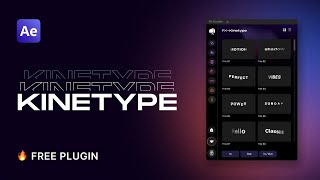 Bring Your Text to Life with this FREE Kinetic Typography After Effects Plugin [upl. by Montfort]