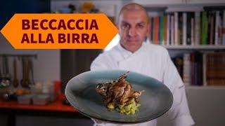 Caccia e cucina beccaccia alla birra su un letto di verza e patate [upl. by Meirrak]