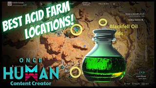 ONCE HUMAN Prime Acid Farm Spots  Get Them Early gaming guide oncehuman [upl. by Yelsnya527]