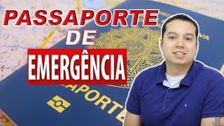 PASSAPORTE EM 24H COMO TIRAR PASSAPORTE DE EMERGENCIA [upl. by Emmalynn428]