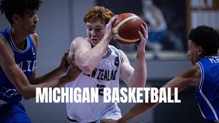 quotMichigan Basketball Lands Commitment from New Zealand StandoutquotMichiganBasketball [upl. by Ardnuahc]