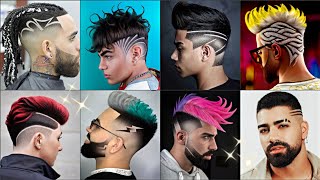 LOS CORTES de PELO CON LINEASRAYAS para HOMBRES 2024 ART HAIRCUT FOR MENS Best Haircut with lines💈 [upl. by Yenruoc]