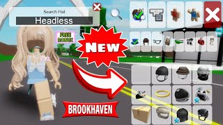 HOW TO USE THE NEW AVATAR EDITOR IN BROOKHAVEN 🏡RP ROBLOX 😯🤯 [upl. by Zsolway461]